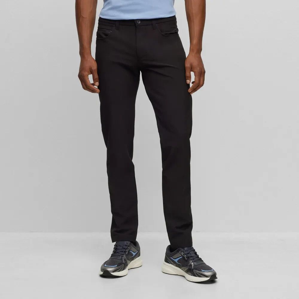 HUGO BOSS Pants Mens Size 40 Black ATG Techlite Slim Fit Stretch Water Repellant
